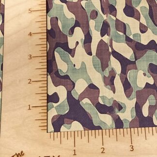 Camo - Green faux leather printed vinyl sheet